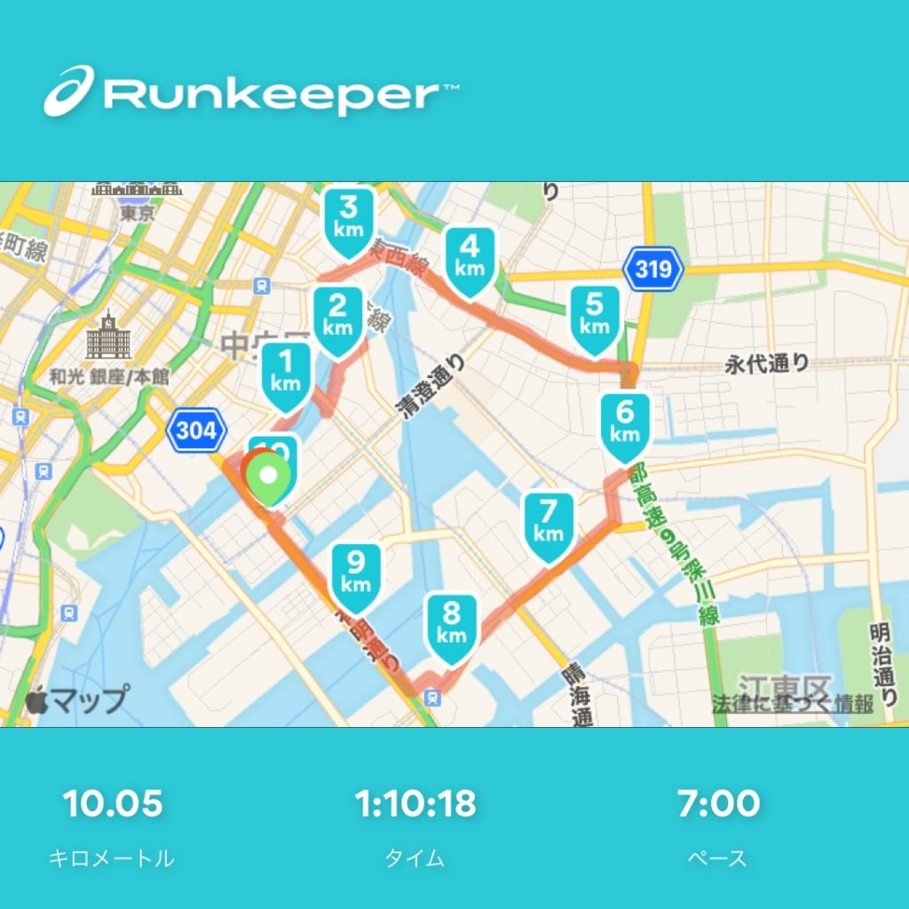 190924夜練10kJog