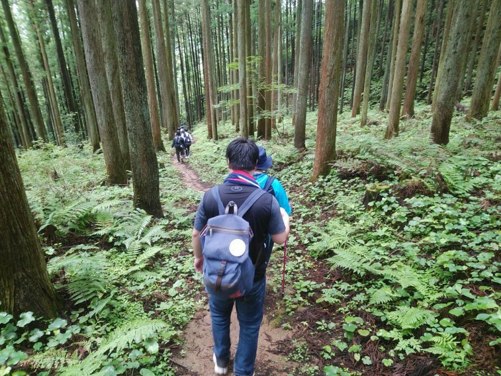 東吾野駅への山道